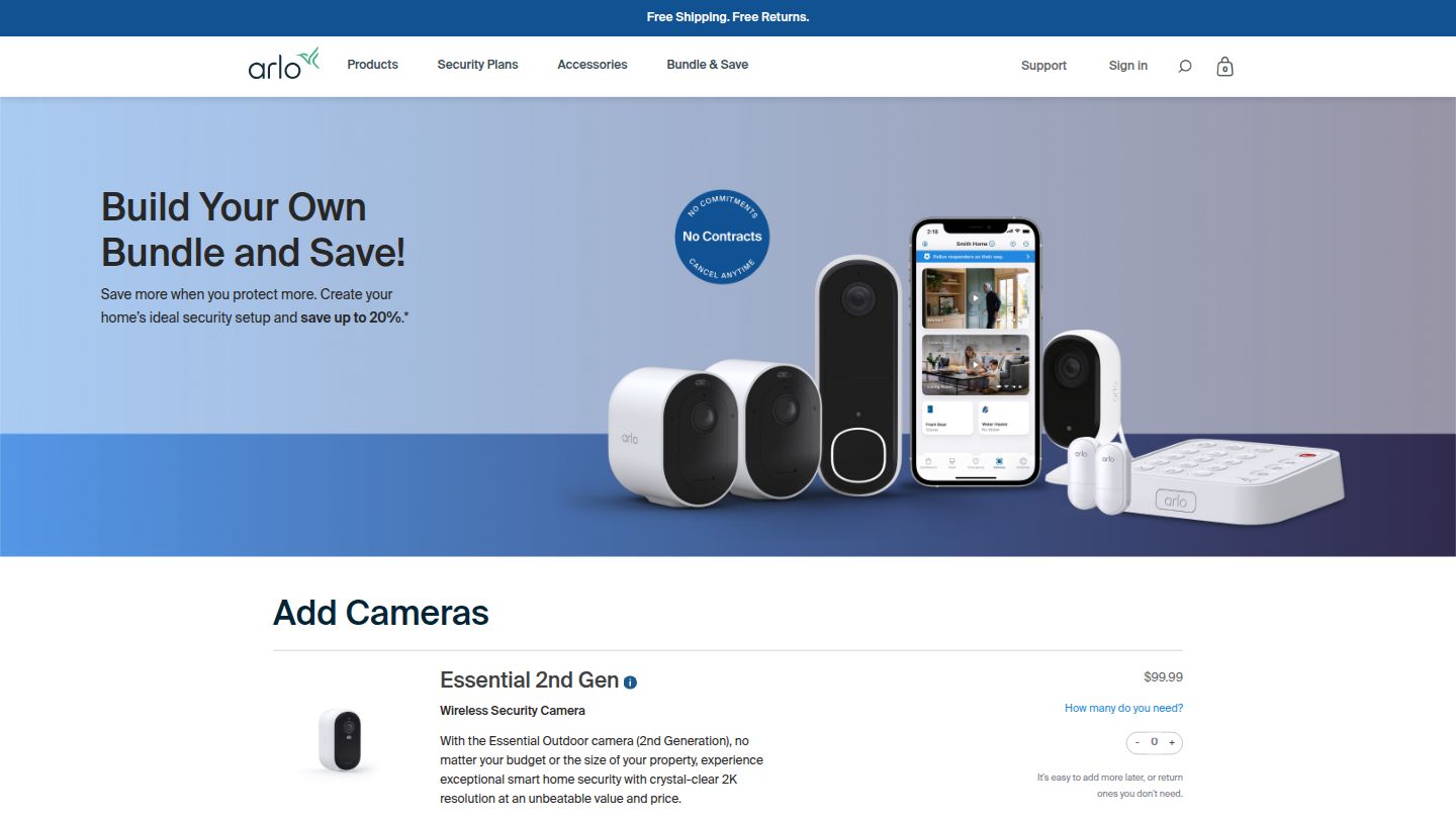 Arlo Security Bundle - Build Your Own Bundle and Save