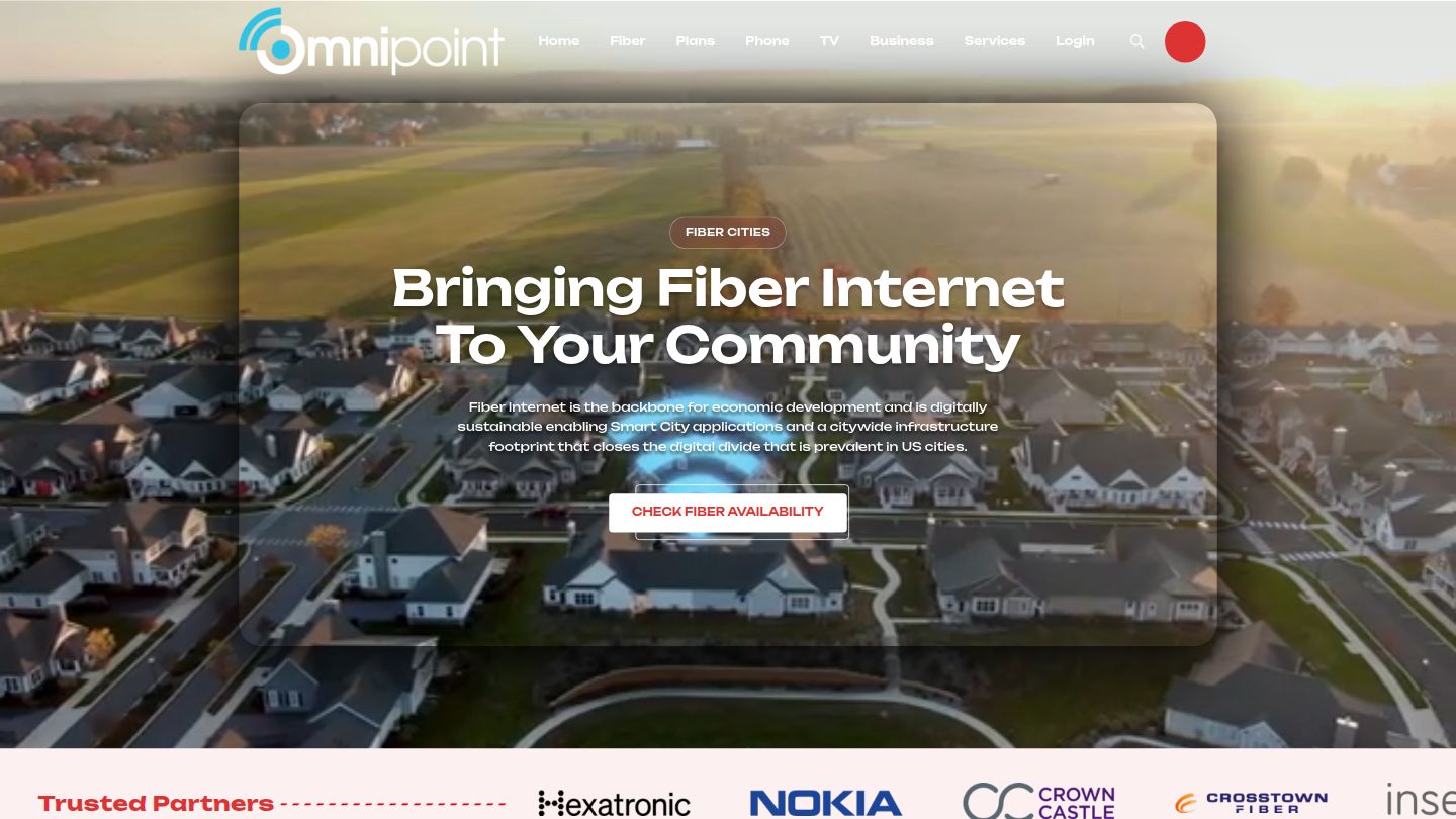 Omnipoint Fiber Cities - Bringing Fiber Internet To Your Community